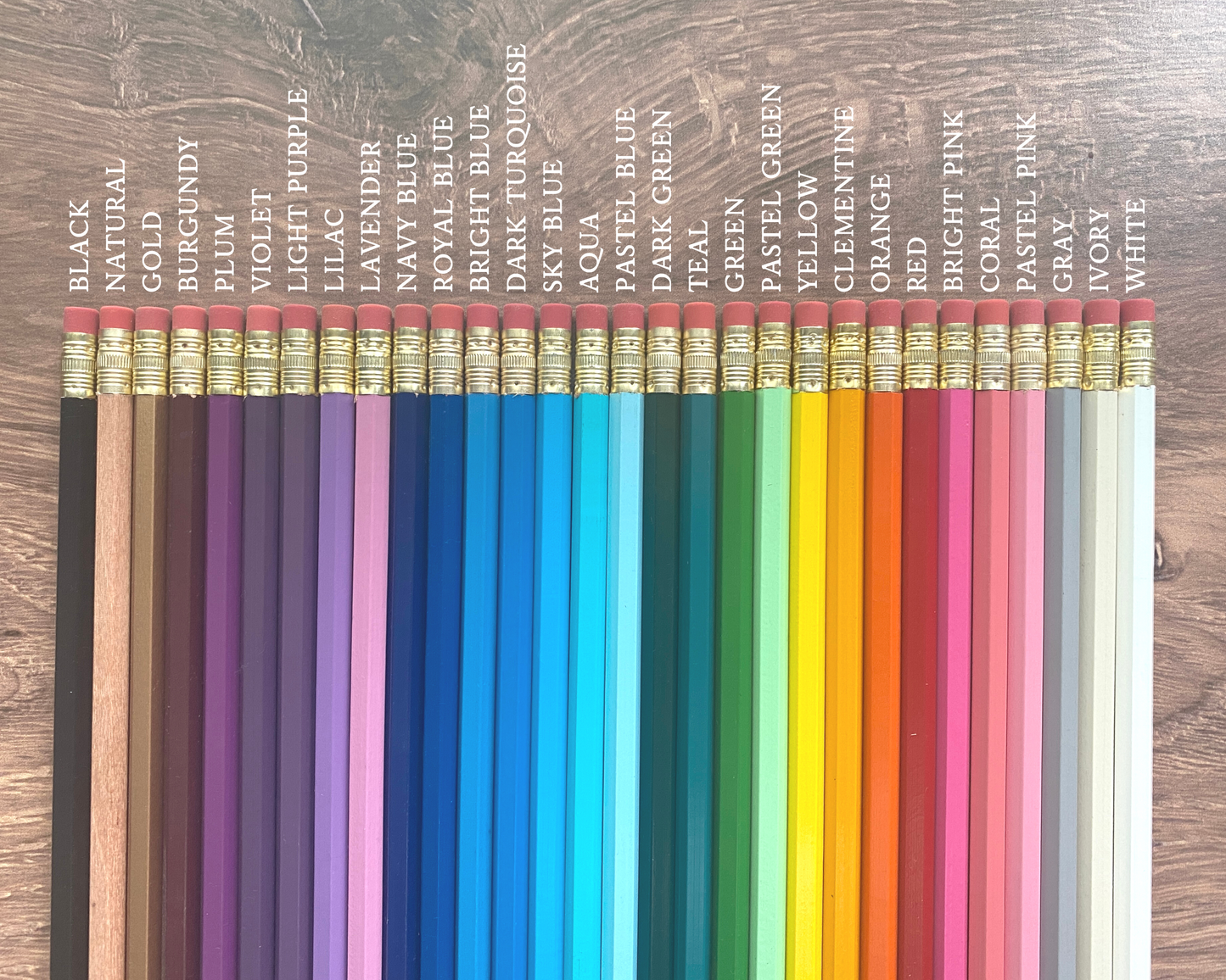 Personalized Pencils Set of 6
