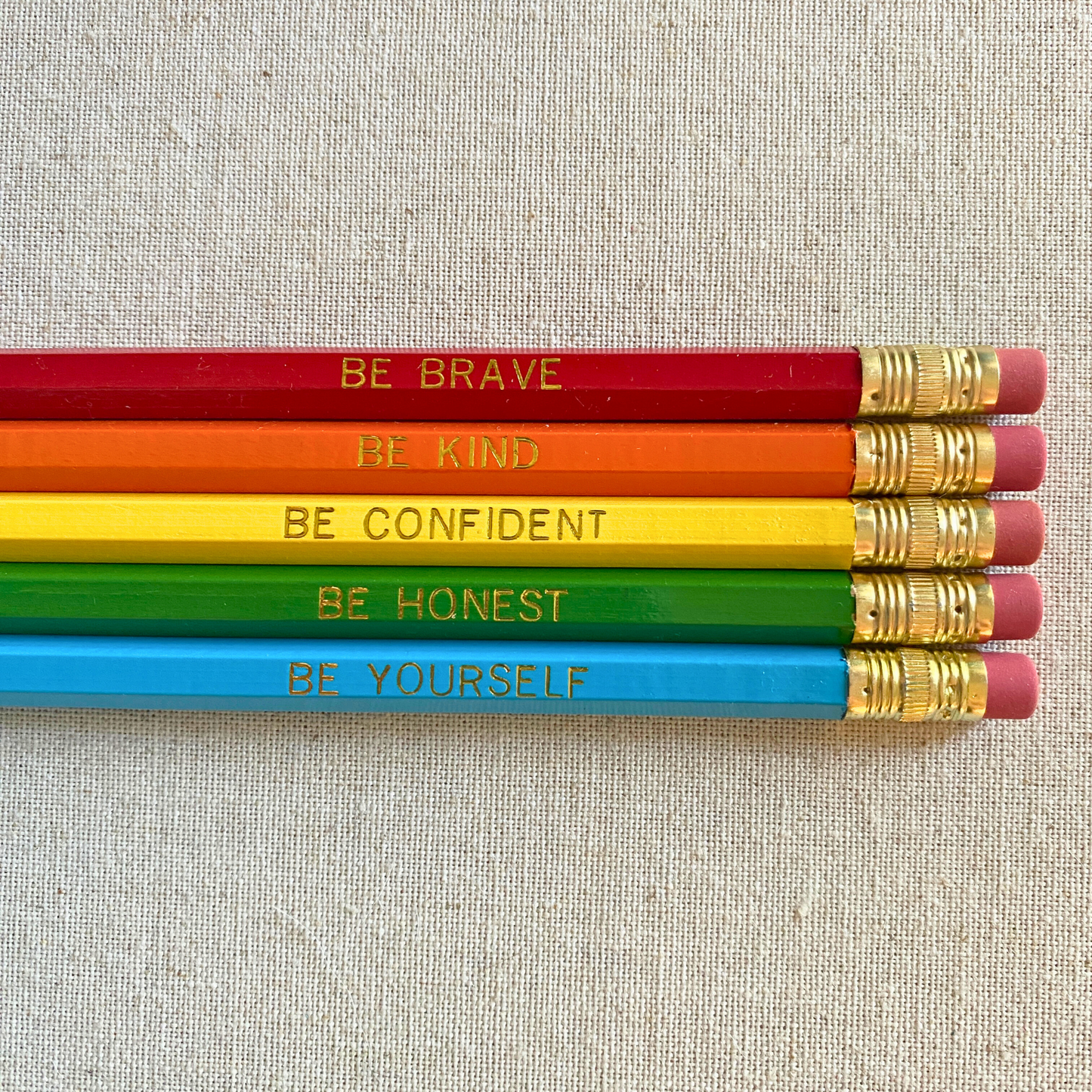 Motivational 5 Pencil Set RAINBOW