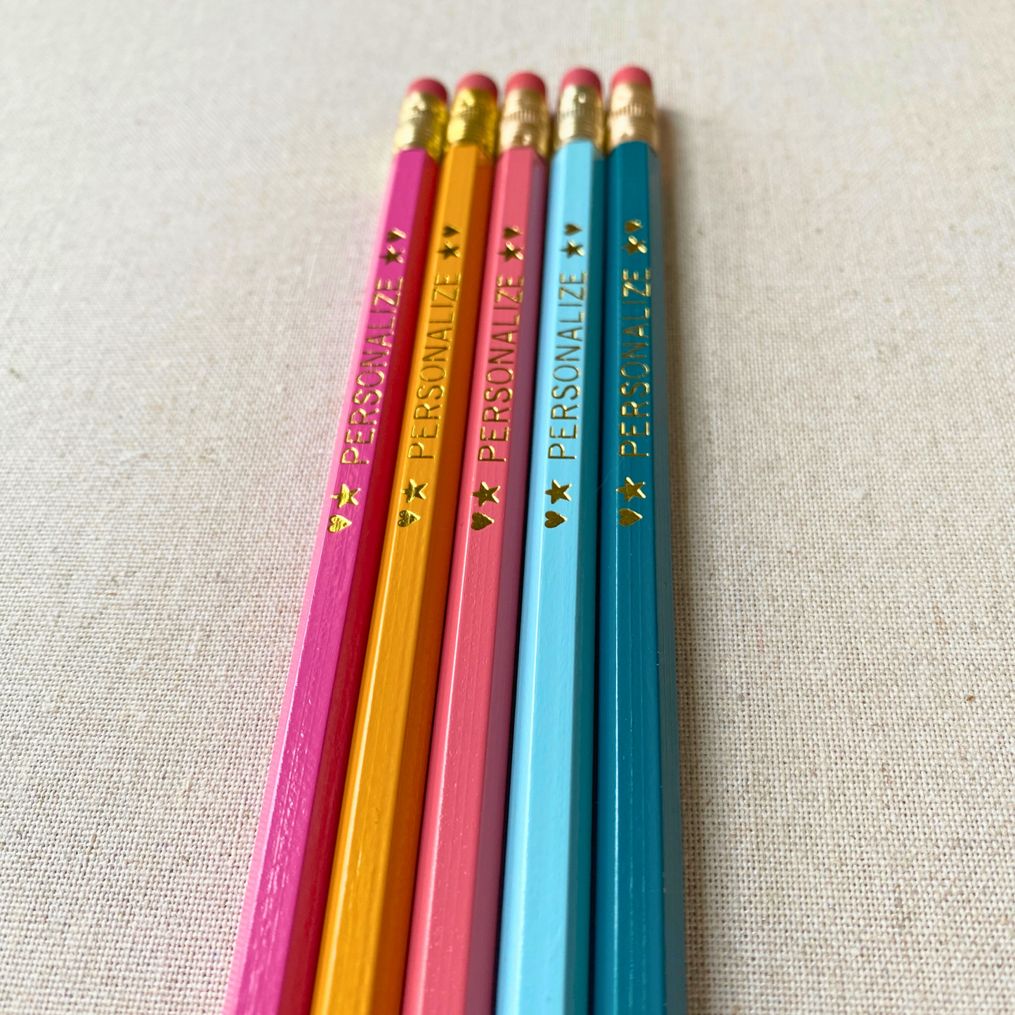 5 Personalized Pencil Set TROPICANA