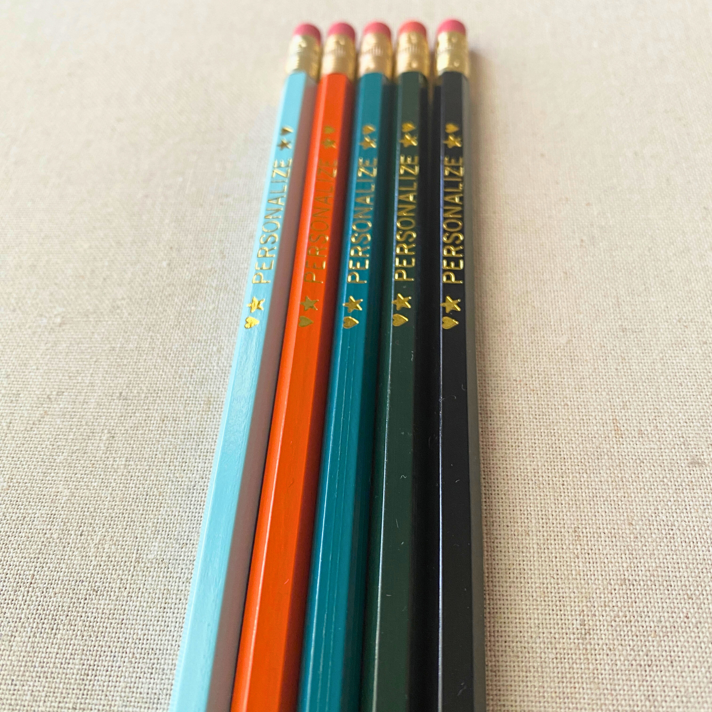 5 Personalized Pencil Set URBAN EDGE