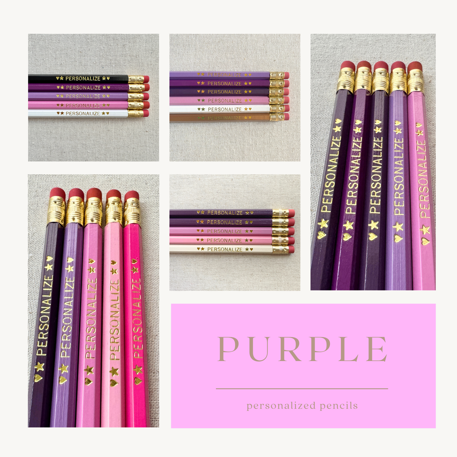 Purple Pencil Sets