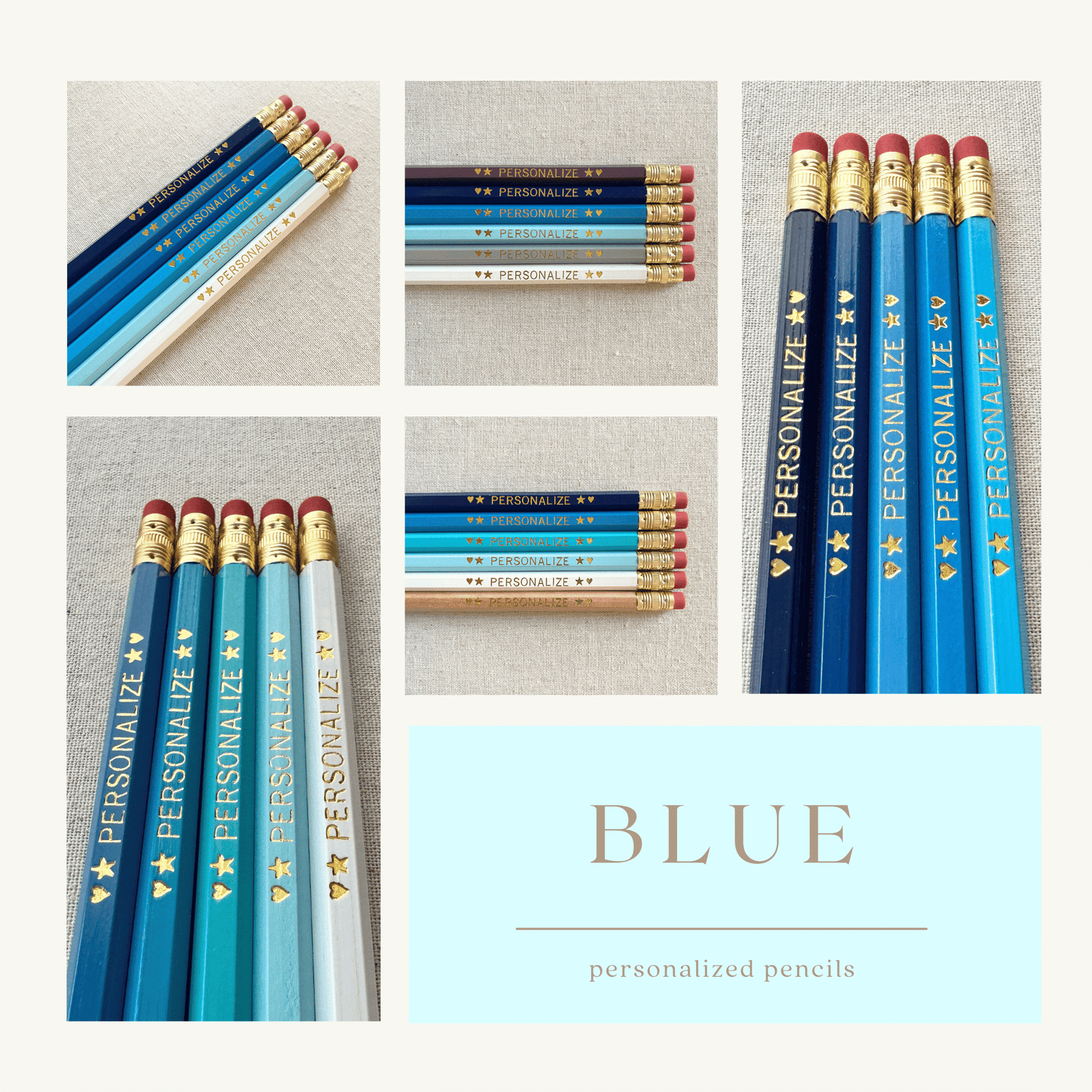 Blue Pencil Sets