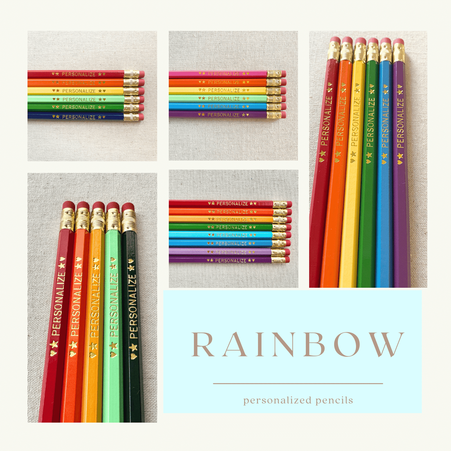 Rainbow Pencil Sets