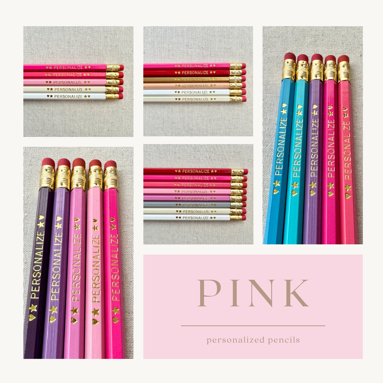 Pink Pencil Sets