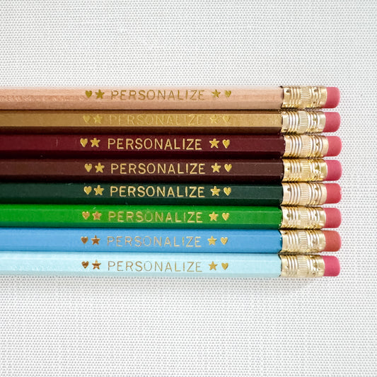 8 Personalized Pencil Set HERITAGE CLUB