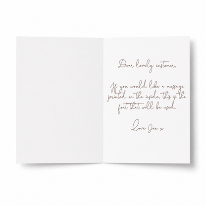 Personalized Safari Second Birthday Card for Grandson, Keepsake Card (Optional Gold Foil)